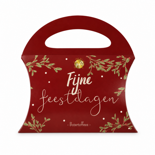The Big Gifts - Snoep Tasje – Fijne Feestdagen Rood