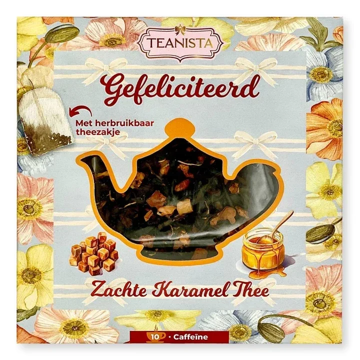 Thee Kaart Gefeliciteerd