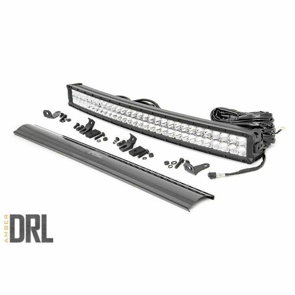 LED light bar 30" White DRL Rough Country Chrome Series