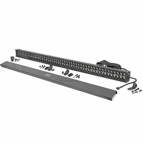LED bar 50" double row Rough Country Black Series White DRL