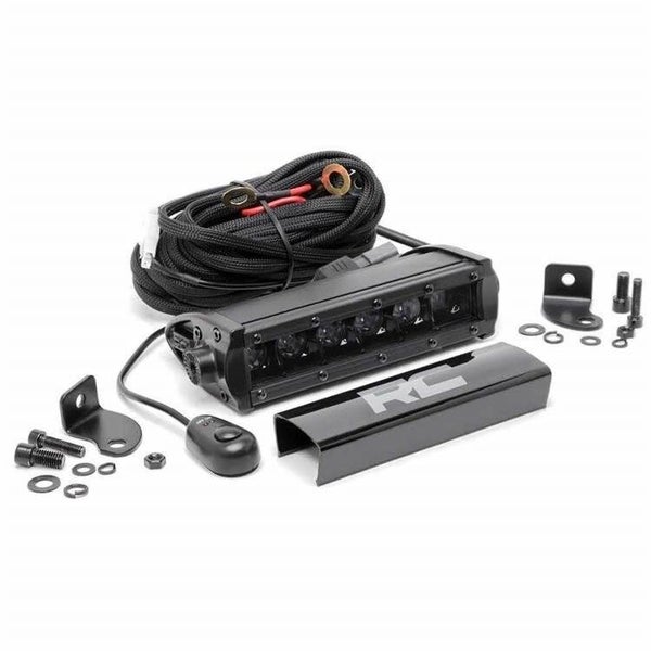 Cree LED Light Bar 6" Single Row Black Series Rough Country