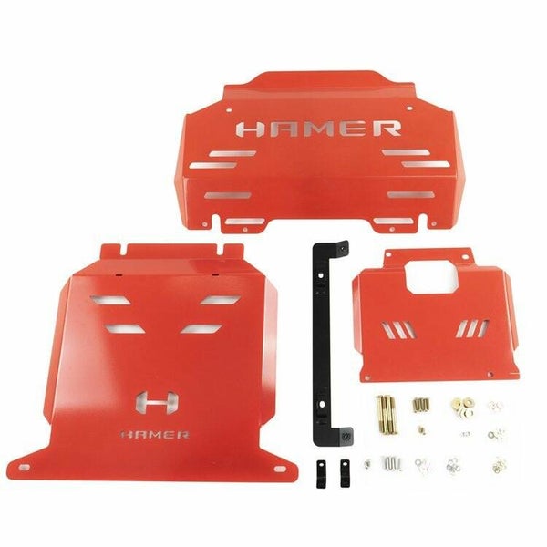 Bodembeschermplaat set Red Springs Toyota Hilux 2015 tot 2020