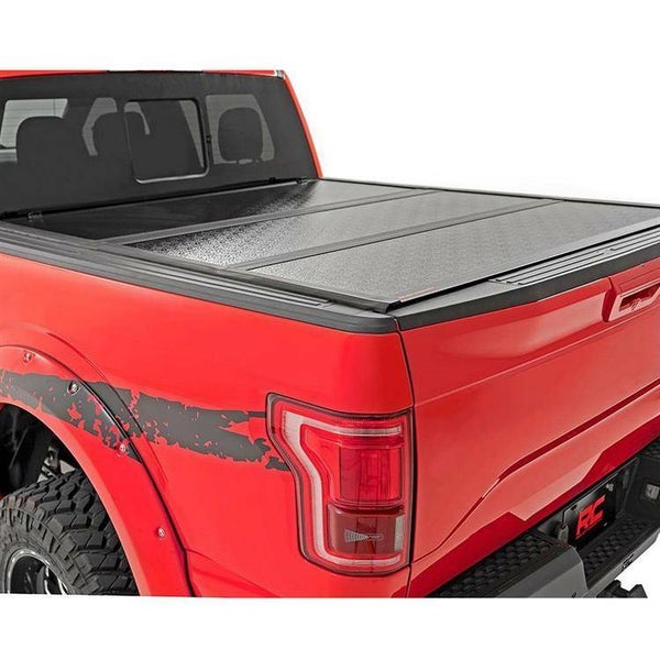 Harde drievoudige bedovertrek 5' 6" laag profiel Rough Country1 Ford F150 (2004 tot 2014)