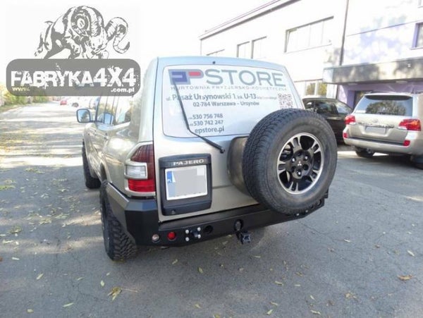 F4x4 Achterbumper lange versie Mitsubishi Pajero III 1999 tot 2006