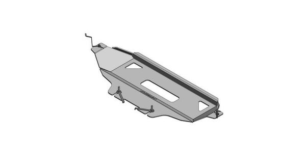 AFN Isuzu D-Max 2nd Generation tussenbak beschermplaat