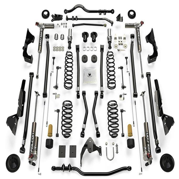 TeraFlex 6'' met Falcon 3,3 instelbare dempers Wrangler JK