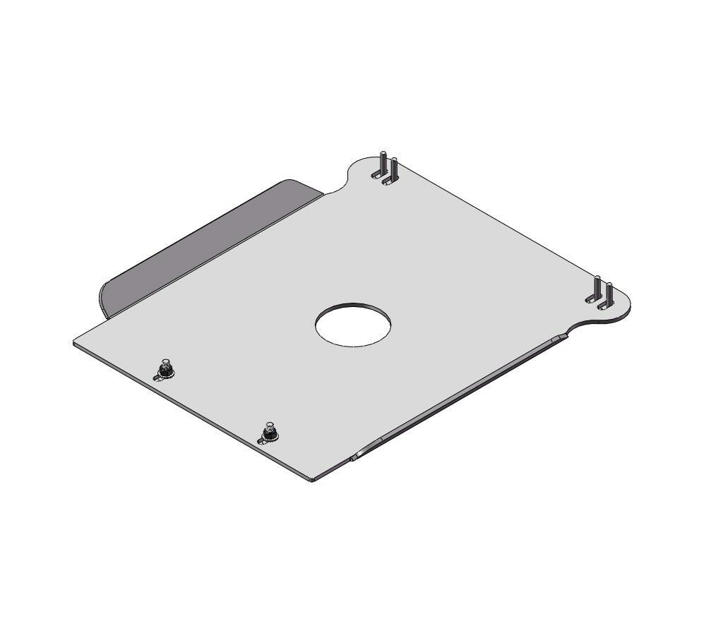 AFN Toyota Land Cruiser Prado 150 Versnellingsbak beschermplaat Vijfdeurs