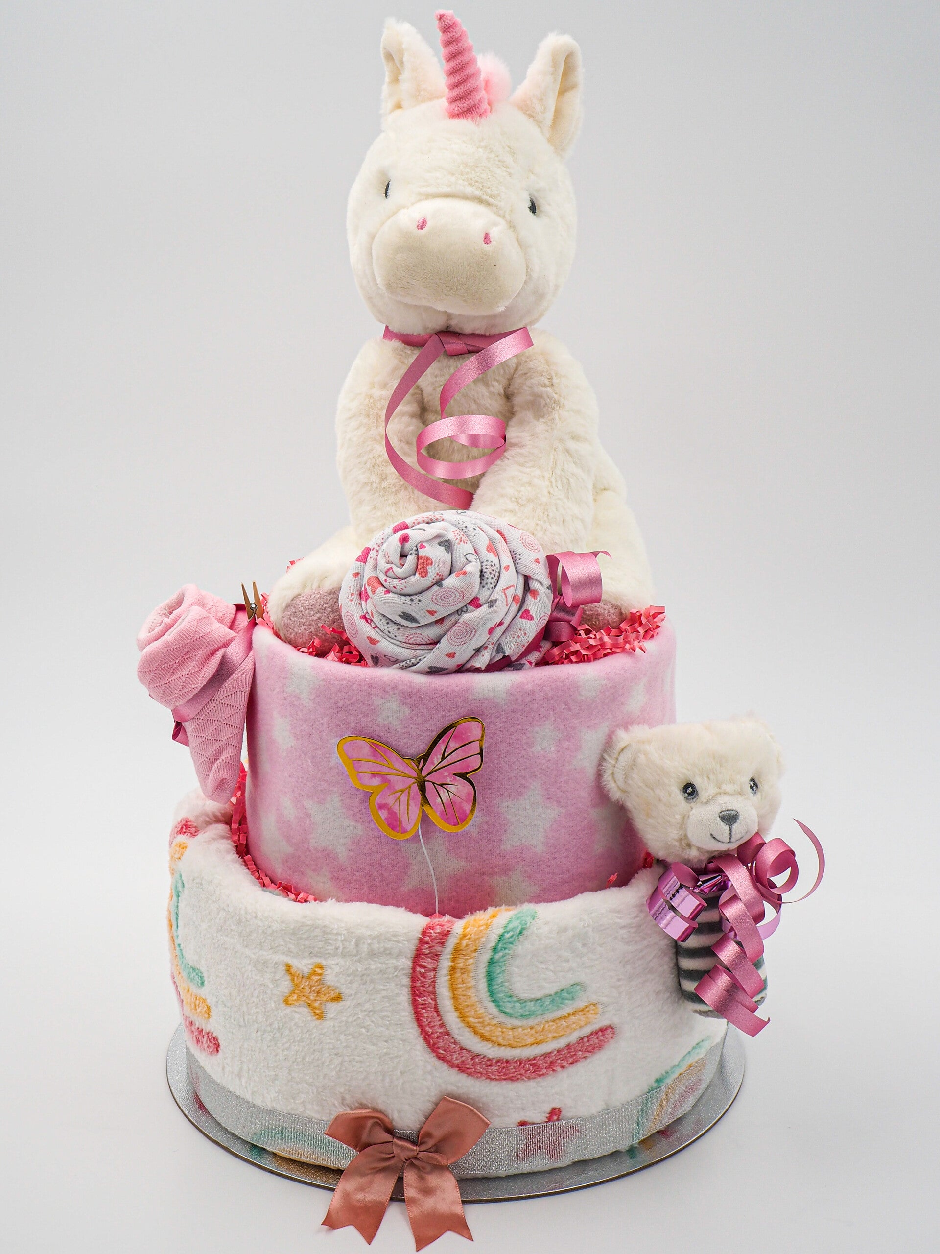 Luiertaart eenhoorn roze