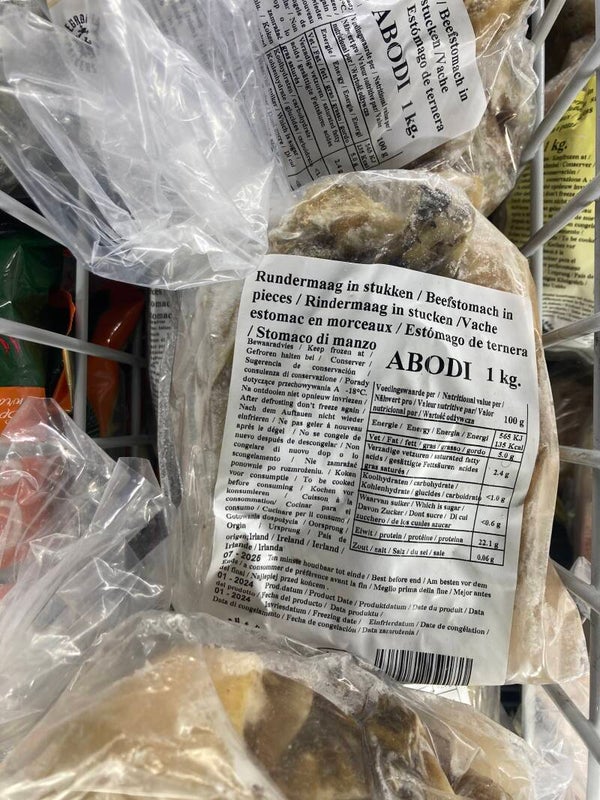 Cow Stomach Abodi Frozen