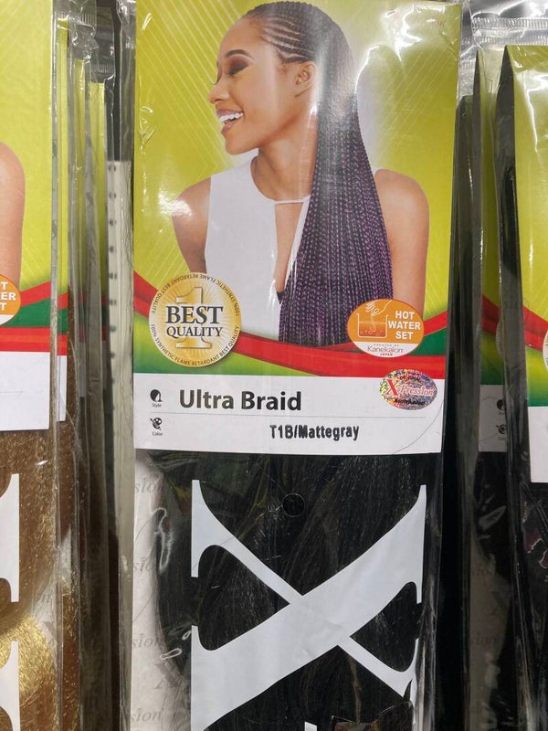X - pression Ultra Braid T1B Mattegray