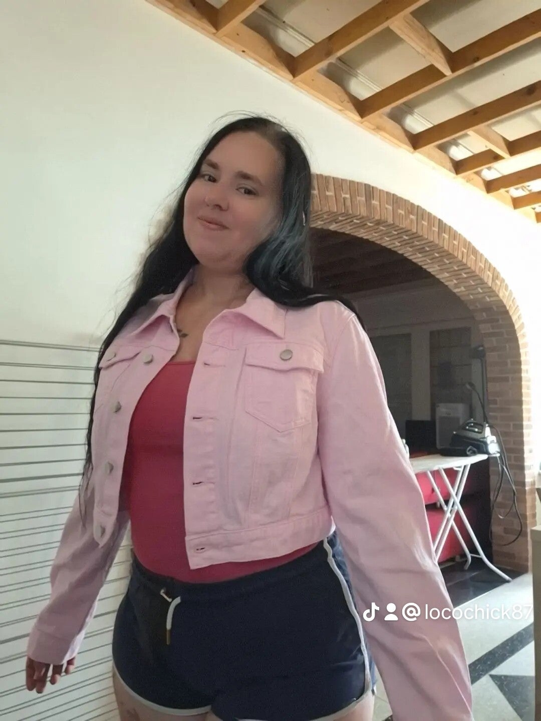 Cropped Jeansjasje