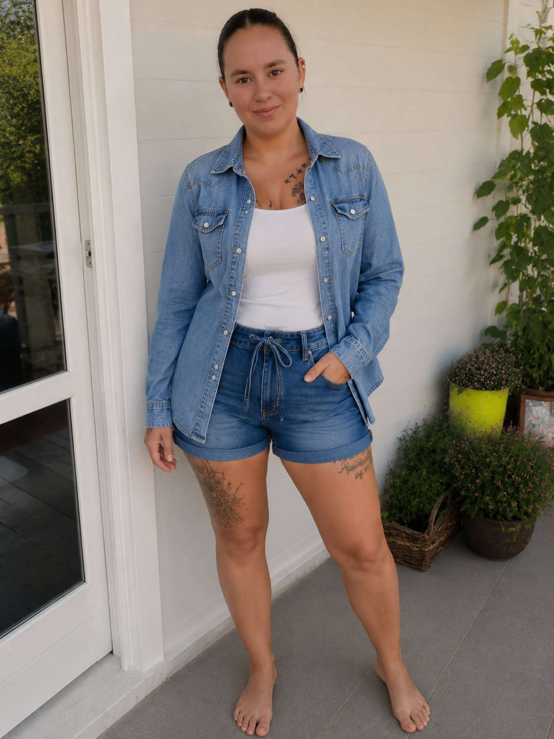 Denim Hemd