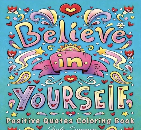 Inspirational self - love coloring