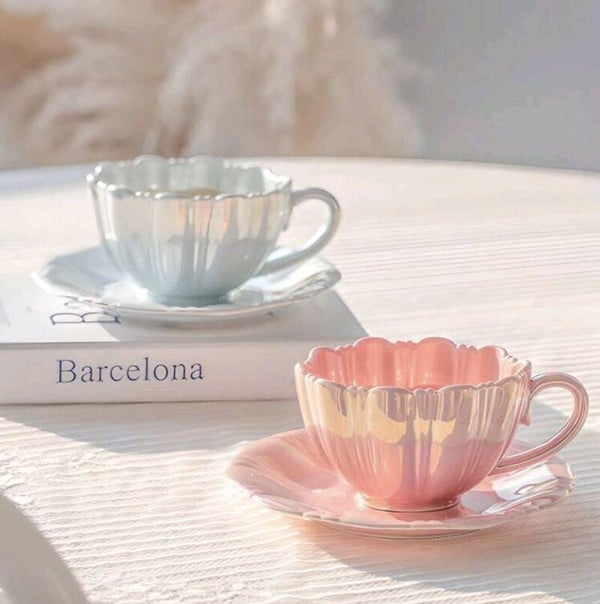 Dreamy Rose Vintage Set (kop & schotel)