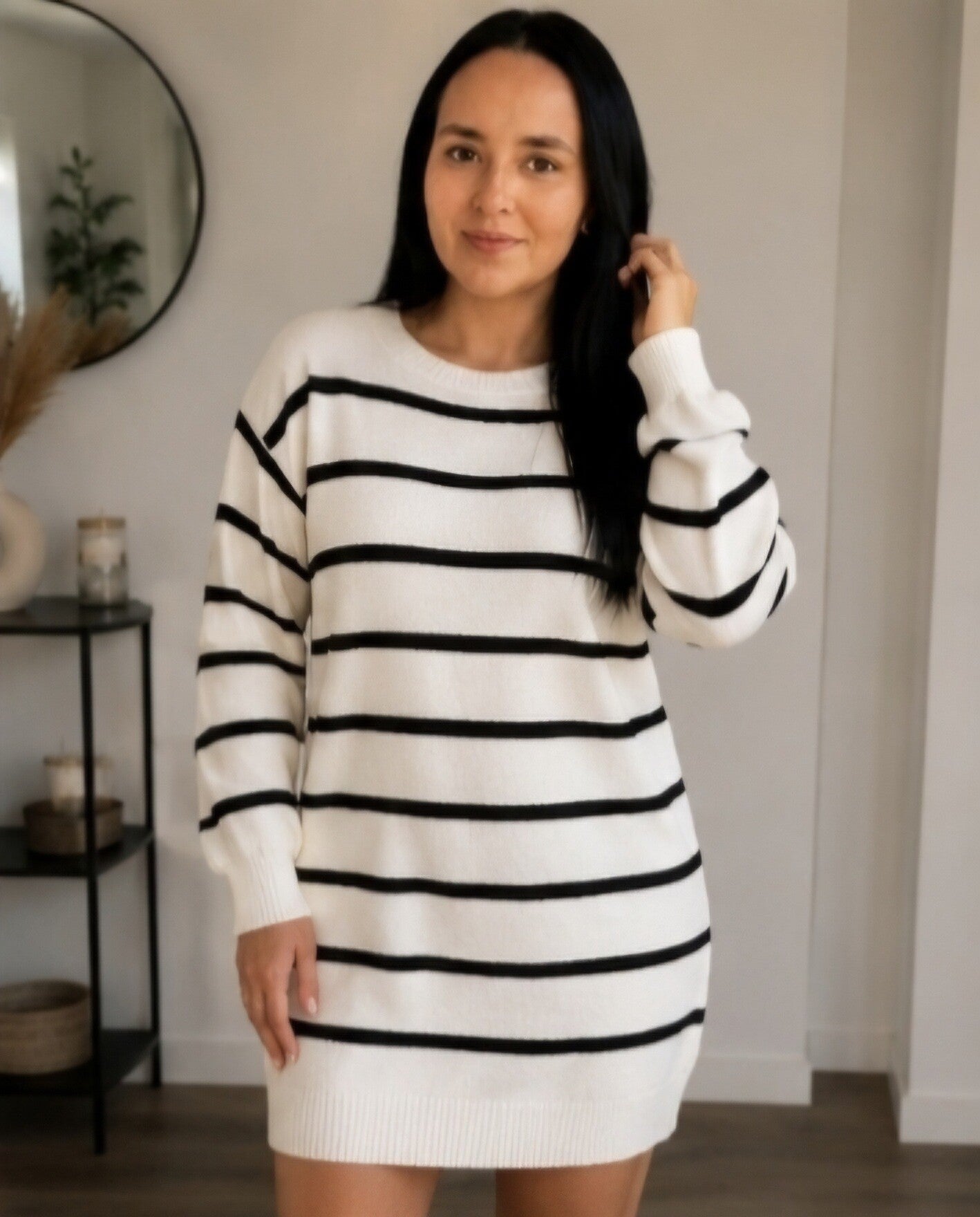 Striped Knit Dress