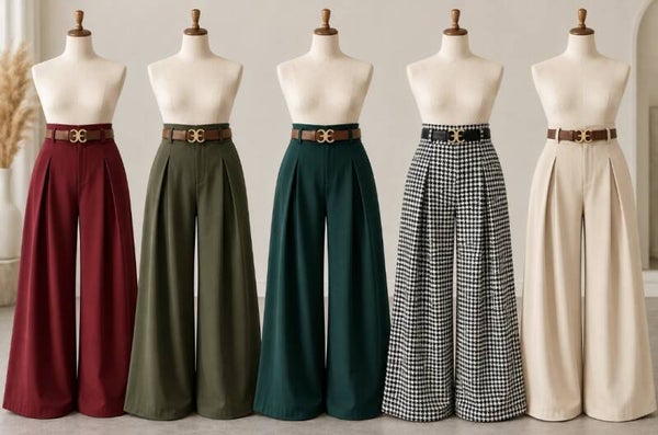Wide Leg Broek