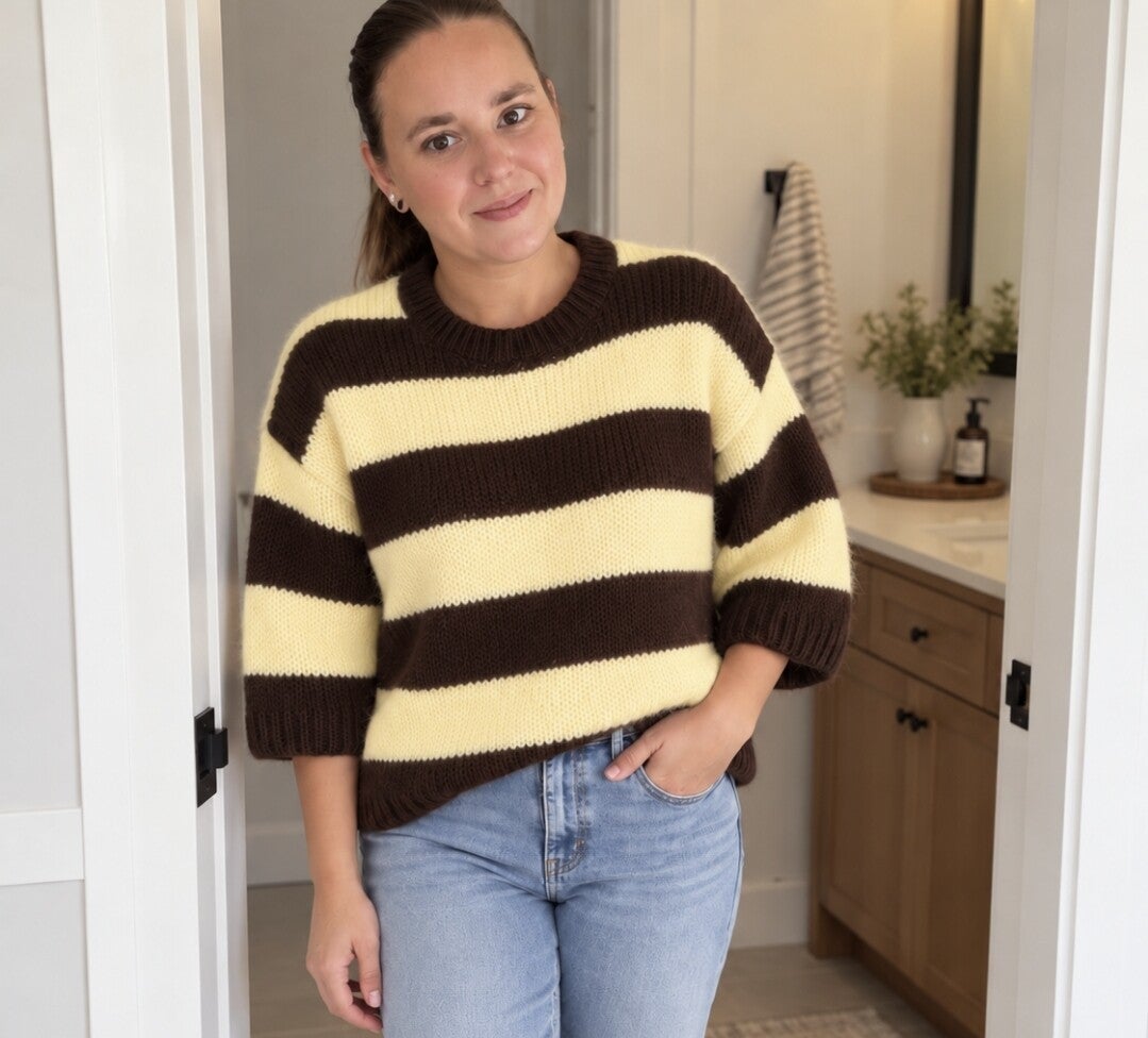 Coffee & Cream – Gestreepte trui