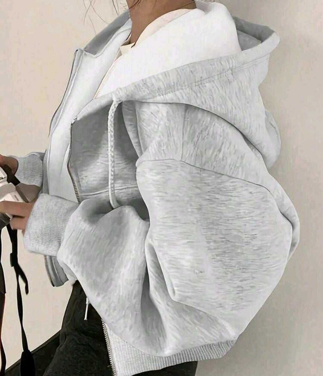 Cloud Fleece – Warme hoodie met rits