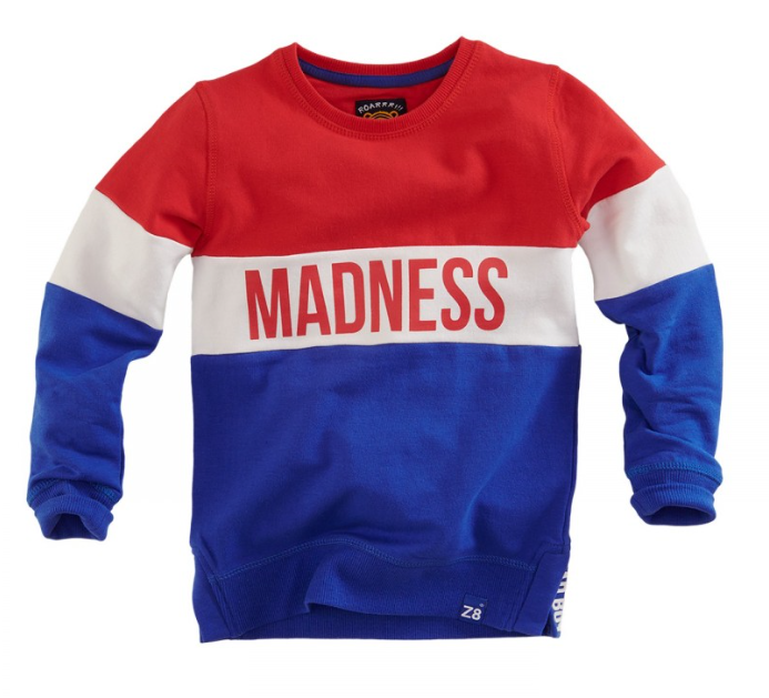 Sweater Z8 Jelle rood wit blauw