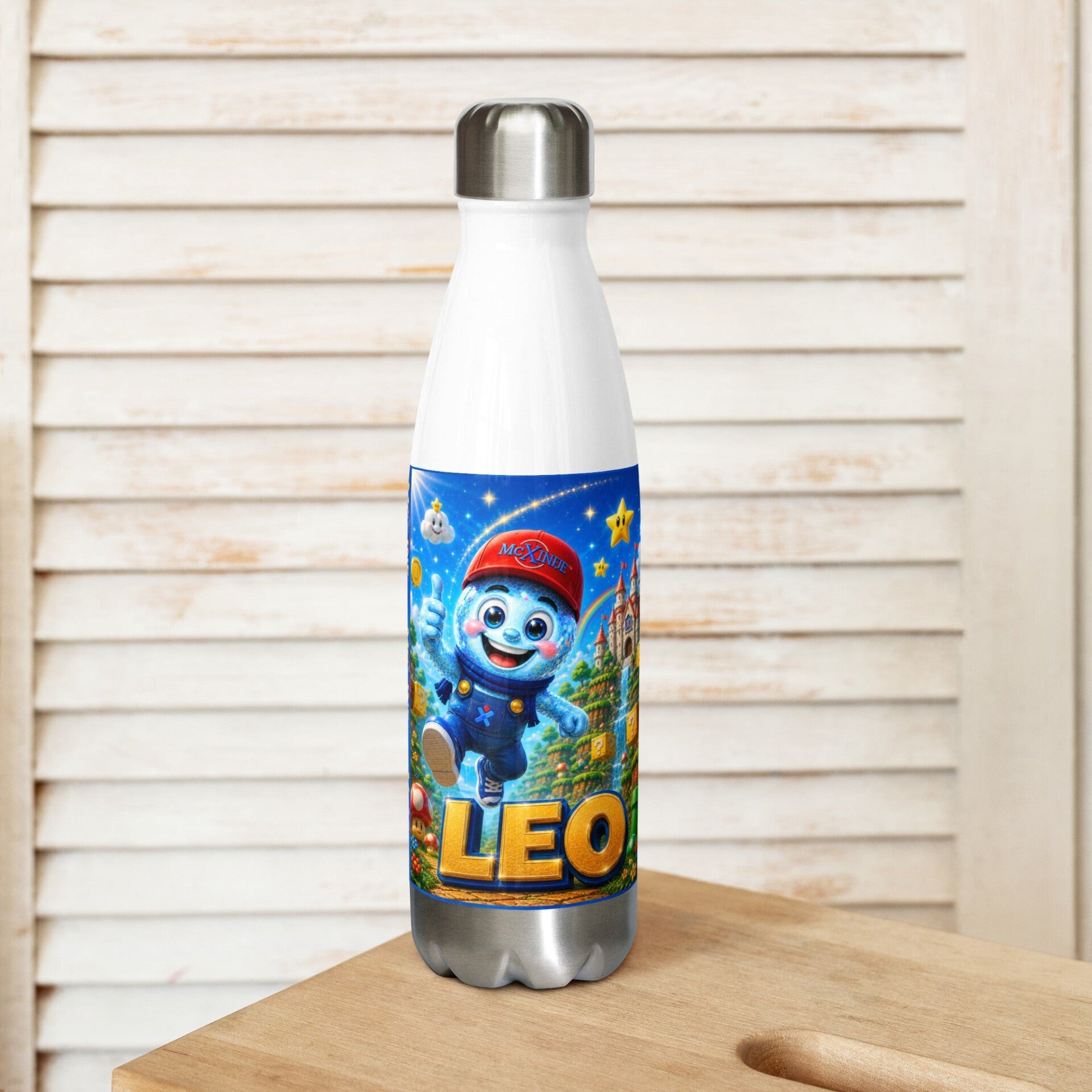 Xinetje's Adventure – Personalised Kids Water Bottle 17oz | Back to School Gift