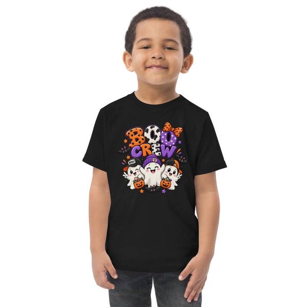 Boo Crew Cute Ghost Toddler Halloween T-Shirt | McXine