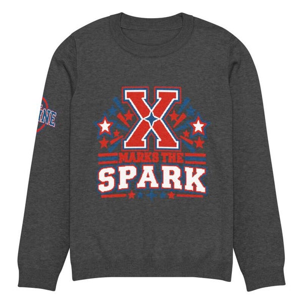 X Marks the Spark – Knitted Crew Neck Pullover | McXinetje-McXine