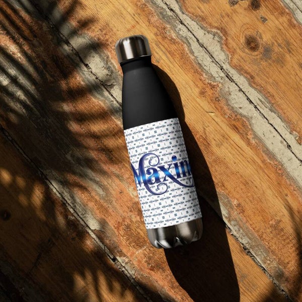 McXinetje Branded Stainless Steel Water Bottle | Personalised Gift | Maxine
