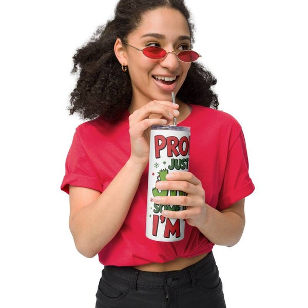 Stainless Steel Tumbler – Funny Christmas Drink Tumbler | Perfect Gift for Tired Moms & Holiday Lovers | McXinetje-McXine