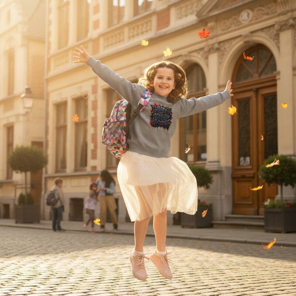 Made to Keep Going – Kids Crew-Neck Sweatshirt | McXine Back to School