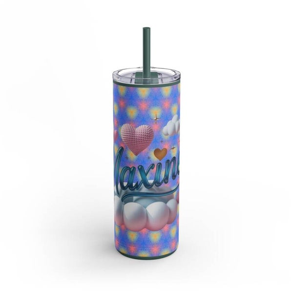 Maars Maker Skinny Matte Tumbler 20oz – Personalized Insulated Stainless Steel | Custom Name Gift | McXinetje-McXine