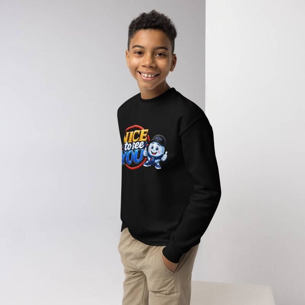 Nice to See You! Kids Back to School Crewneck Sweatshirt | McXine™