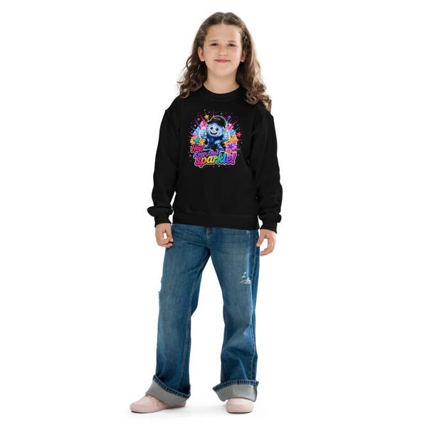 Hey, Keep That Sparkle! Kids Crewneck Sweatshirt | McXine™