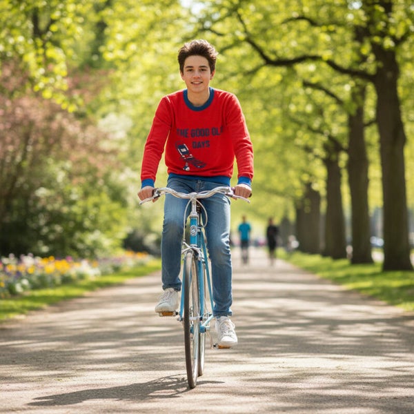 The Good Old Days Flip-Phone Knitted Sweater | Retro Unisex Knit