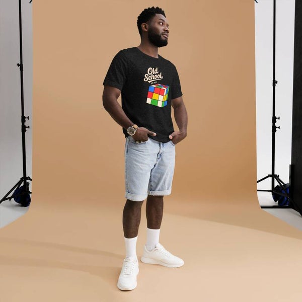 Old School Rubik's Cube T-Shirt | Retro 80s Graphic Tee | Nostalgic Gift for Him | McXinetje