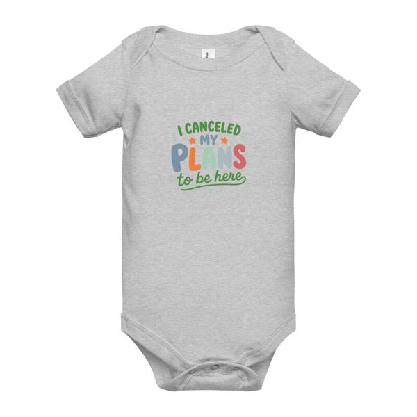 Cheerful Like My Mom Baby Bodysuit – Retro Groovy Daisy Design | Cute Mother’s Day Gift for Babies | McXinetje-McXine