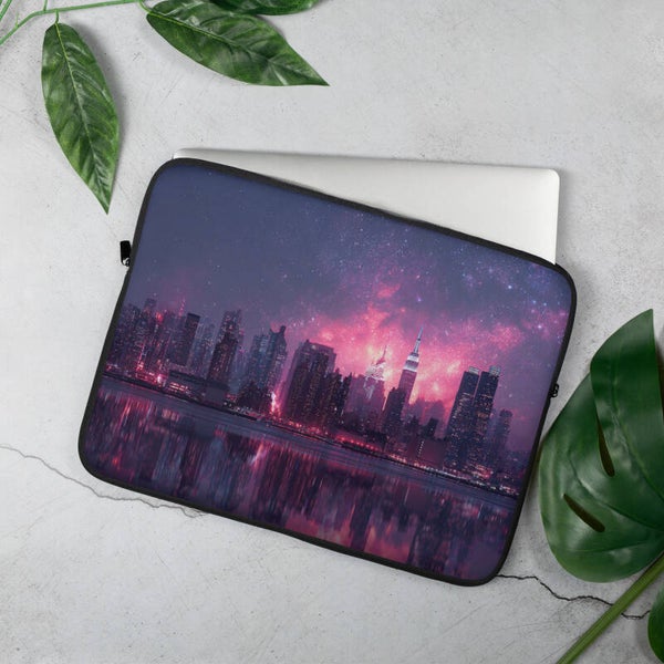 McXine® New York Skyline Laptop Sleeve – City Nights Edition