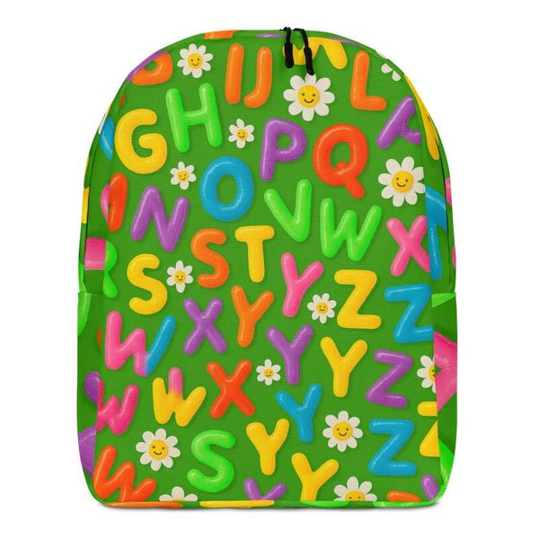 ABC Adventure Backpack | Colorful Alphabet Print | McXinetje