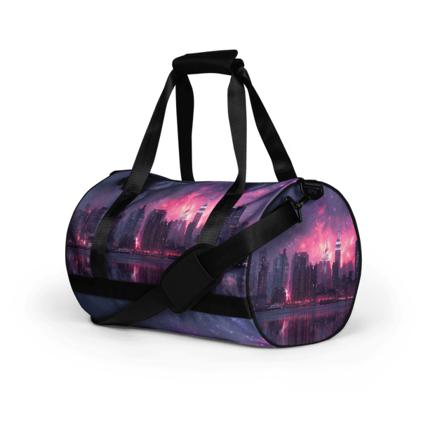 McXine® New York Skyline Gym & Duffle Bag – City Nights Edition | Sports & Travel Bag