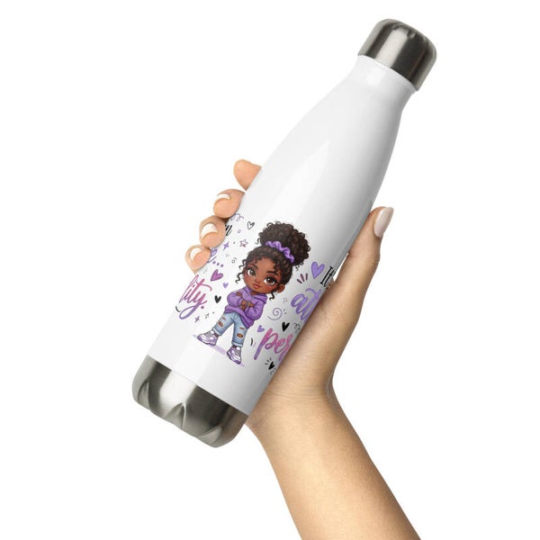 It's the Attitude, It's the Personality – Kids 17oz Water Bottle | Back to School Gift