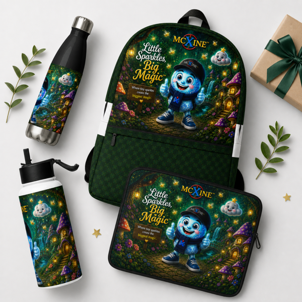 McXine® Little Sparkles, Big Magic™ Laptop Sleeve – Enchanted Forest Edition | Kids & Teen Laptop Sleeve | Back to School
