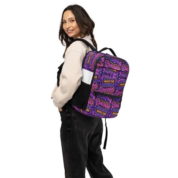 Here to Make the World Sparkle! — All-Over Pattern Backpack | McXine™