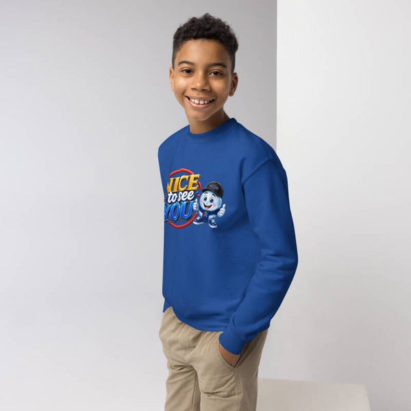 Nice to See You! Kids Back to School Crewneck Sweatshirt | McXine™