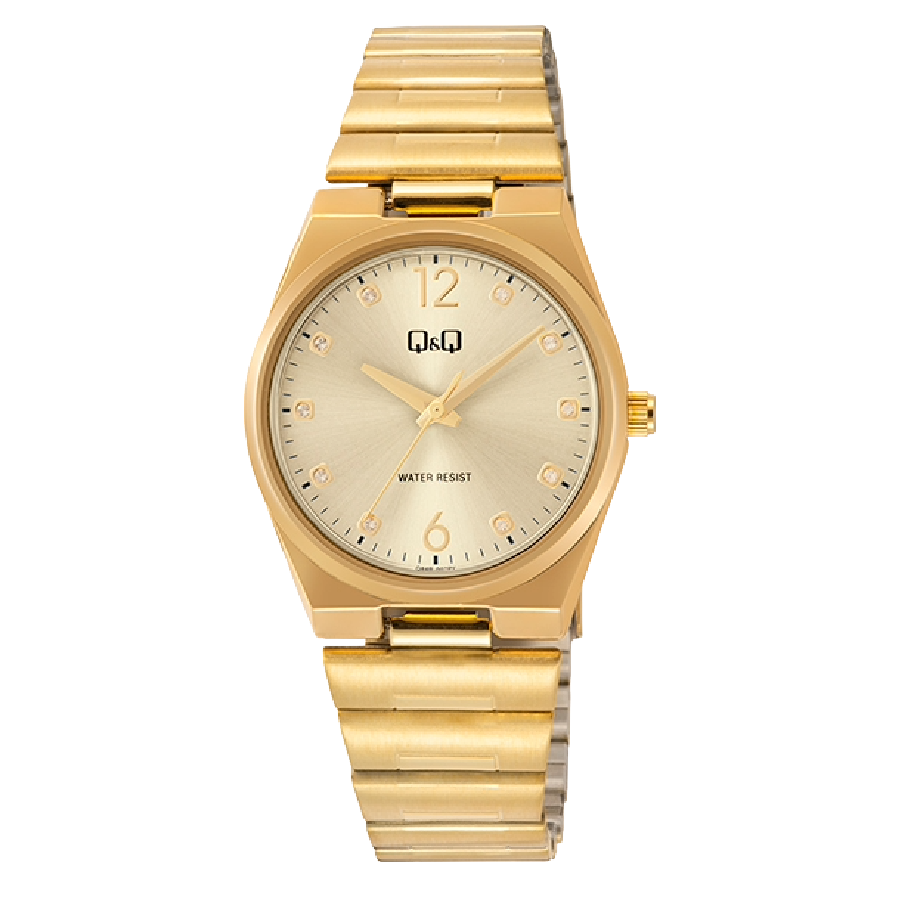 Q&Q Dameshorloge Goud Metaal - 017.5 Q84B-007PY