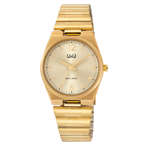 Q&Q Dameshorloge Goud Metaal - 017.5 Q84B-007PY