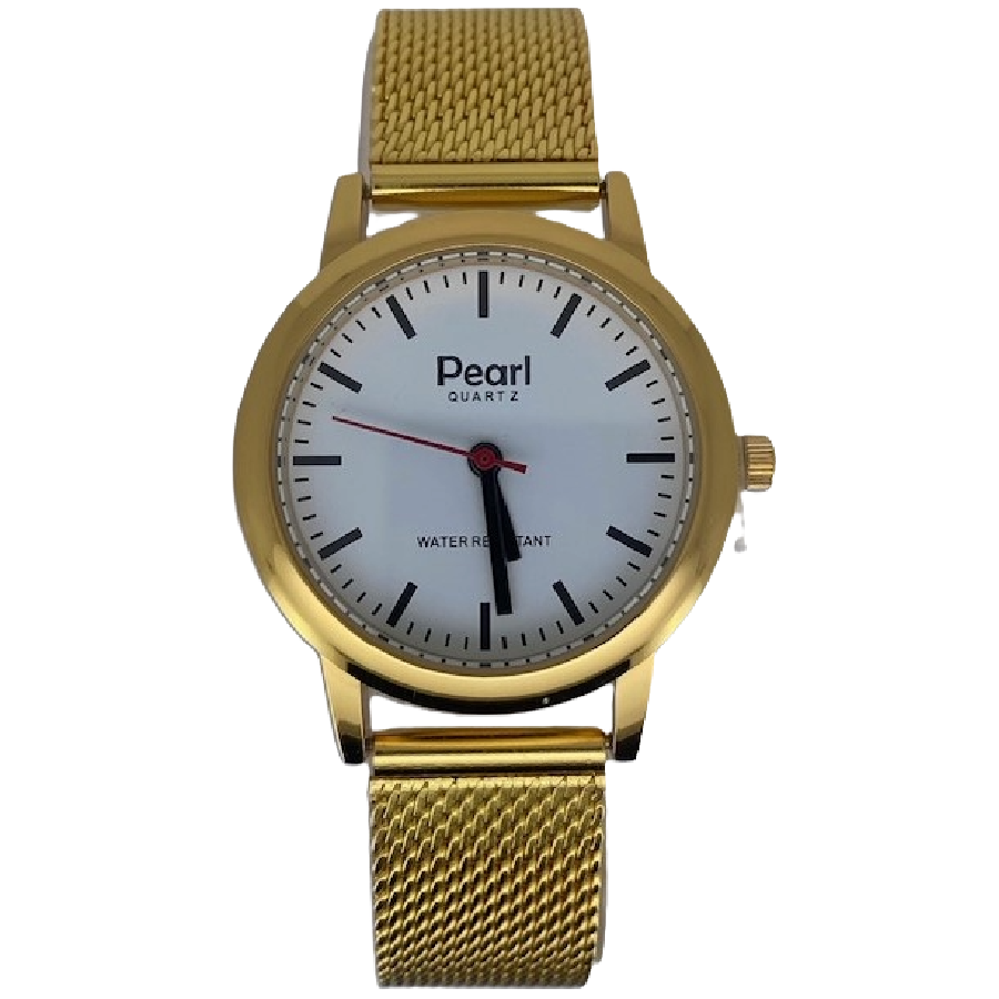 Pearl Dameshorloge Goud Milanese Band - 10/PL004G.M