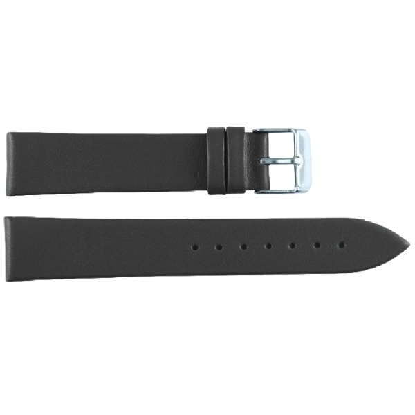 Horlogeband Leer Antraciet