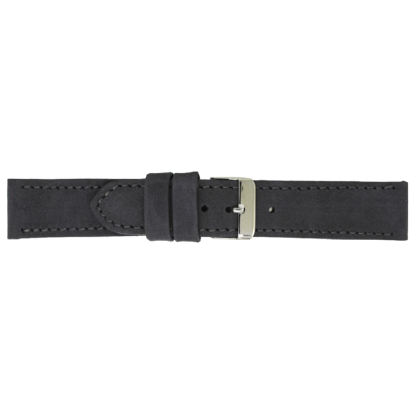 Horlogeband Leer Antraciet