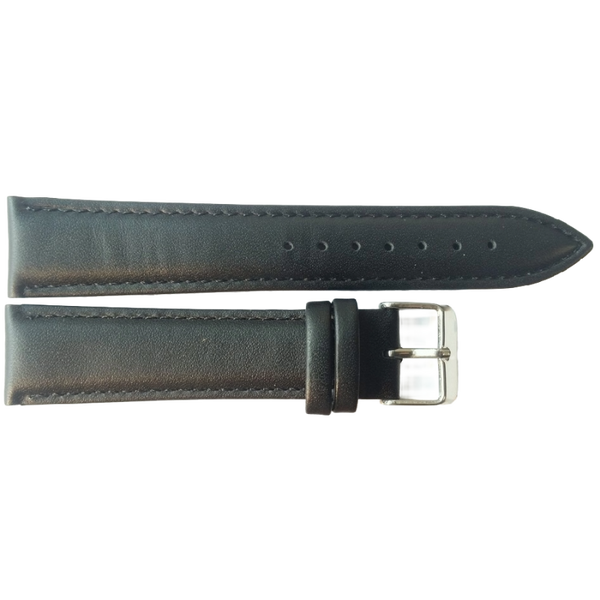 Horlogeband Leer Antraciet