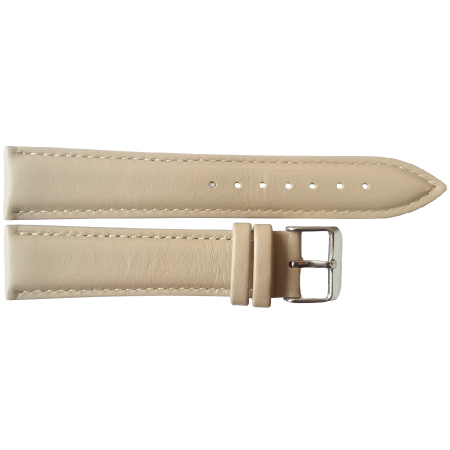 Horlogeband Leer Beige