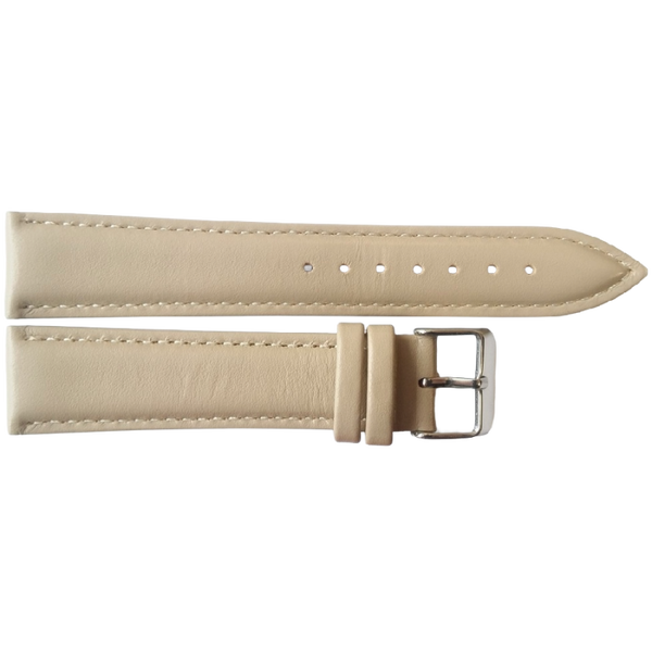 Horlogeband Leer Beige